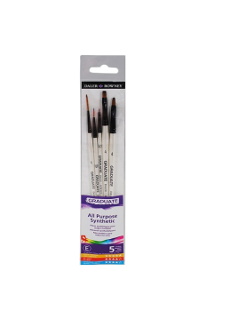 Kit Pincel Sintetico C/5 212550003 Daler Rowney